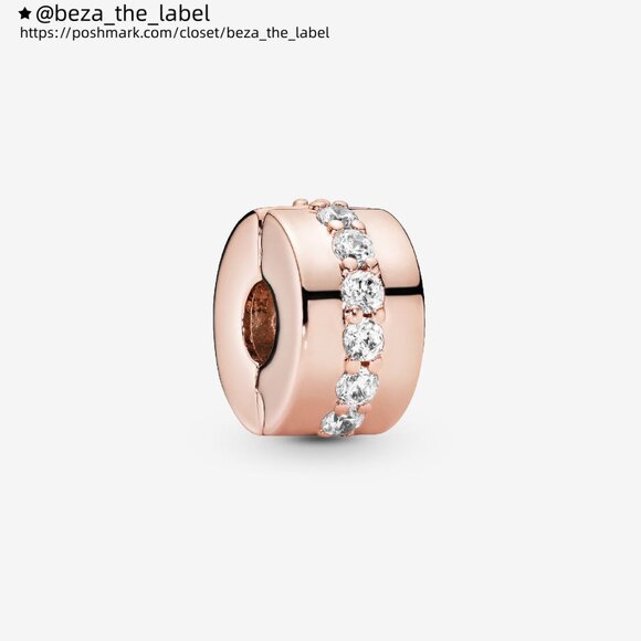 Pandora Sparkling Row Spacer Charm - Picture 1 of 5